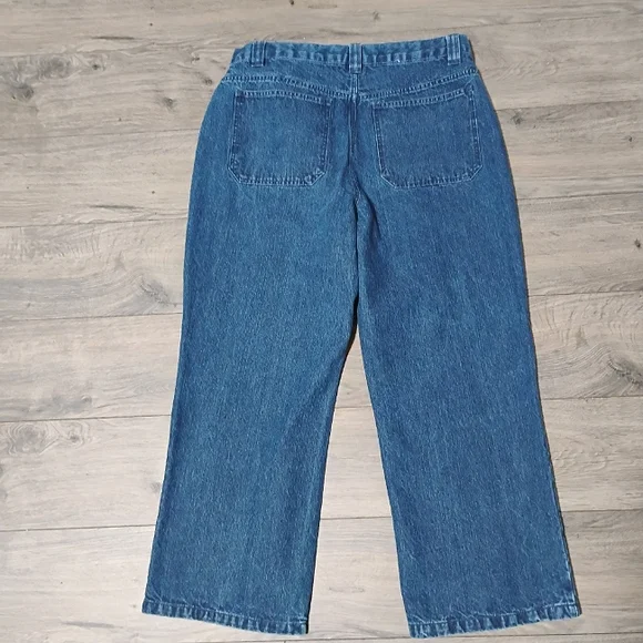 Tommy Hilfiger 90's Button Fly Ankle Sailor Jeans 12 Vintage Y2k Nautical - Picture 12 of 12
